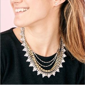 New in box- Stella & Dot Sutton Necklace - Mixed Metal retired